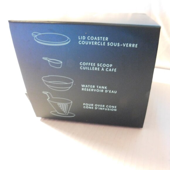 Starbucks Pour Over Coffee Set Black NEW - Picture 2 of 8